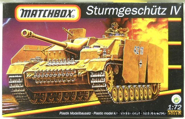 Matchbox 1/76 Sturmgeschutz IV Assault Gun, 40180 plastic model kit